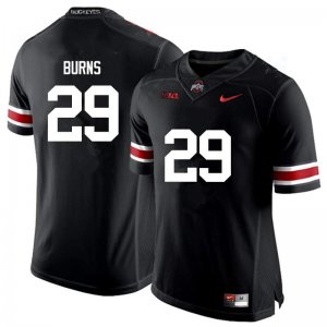 NCAA Ohio State Buckeyes Men's #29 Rodjay Burns Black Nike Football College Jersey JZP3745MB